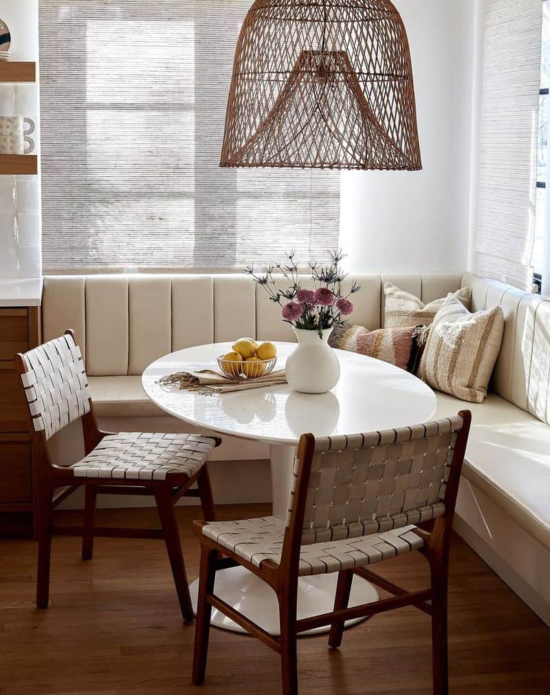 Corner Bench Arrangement