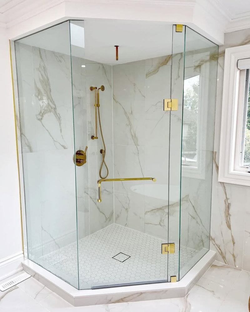 Corner Glass Shower Enclosure
