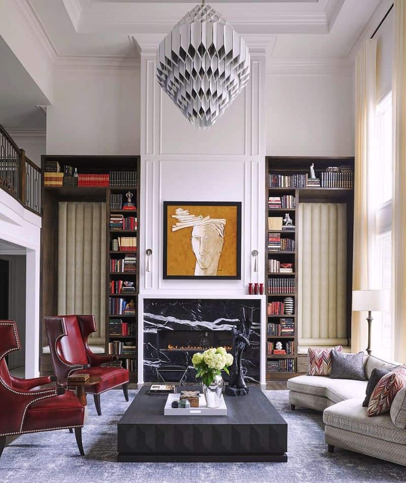 Crimson Accent Chair