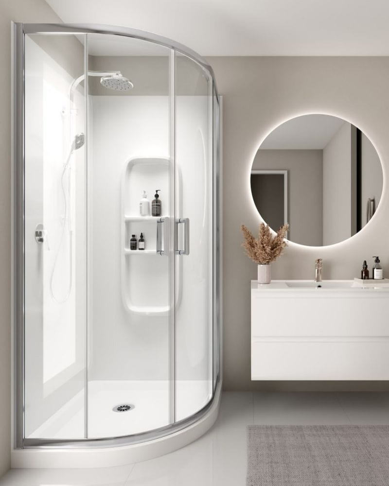 Curved Glass Shower Doors