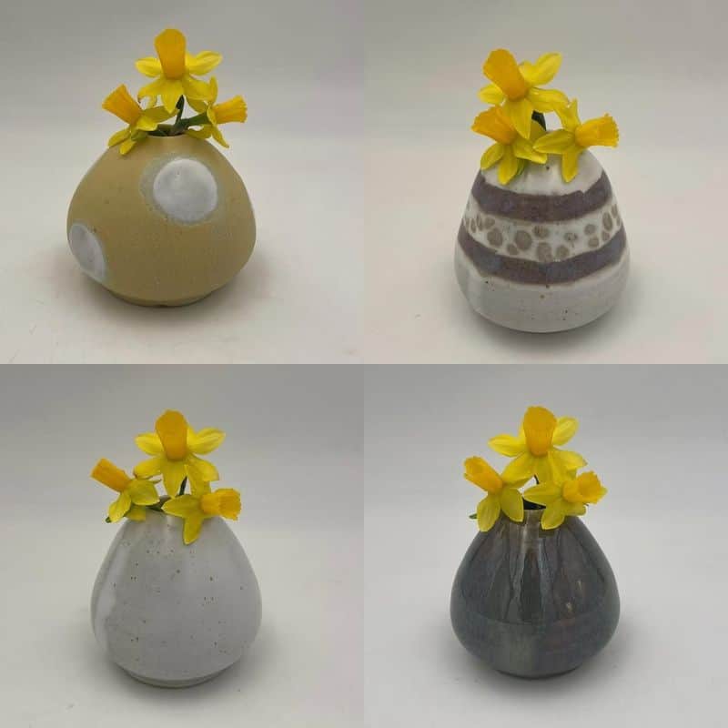 Display Egg Bud Vases