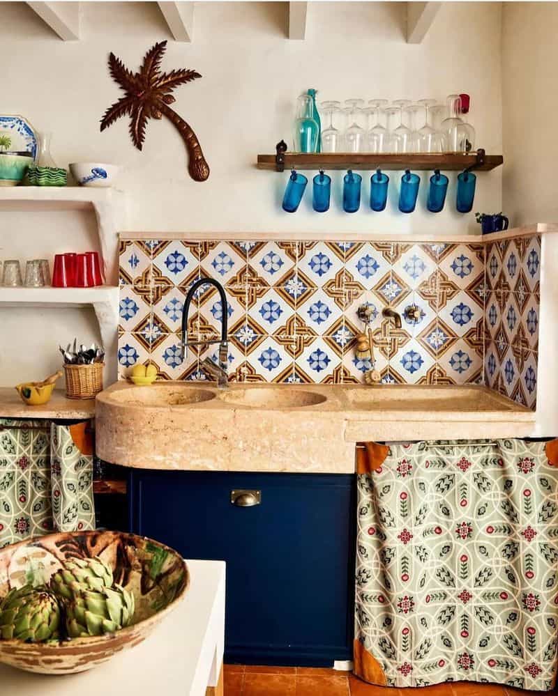 Eclectic Tile Tapestry