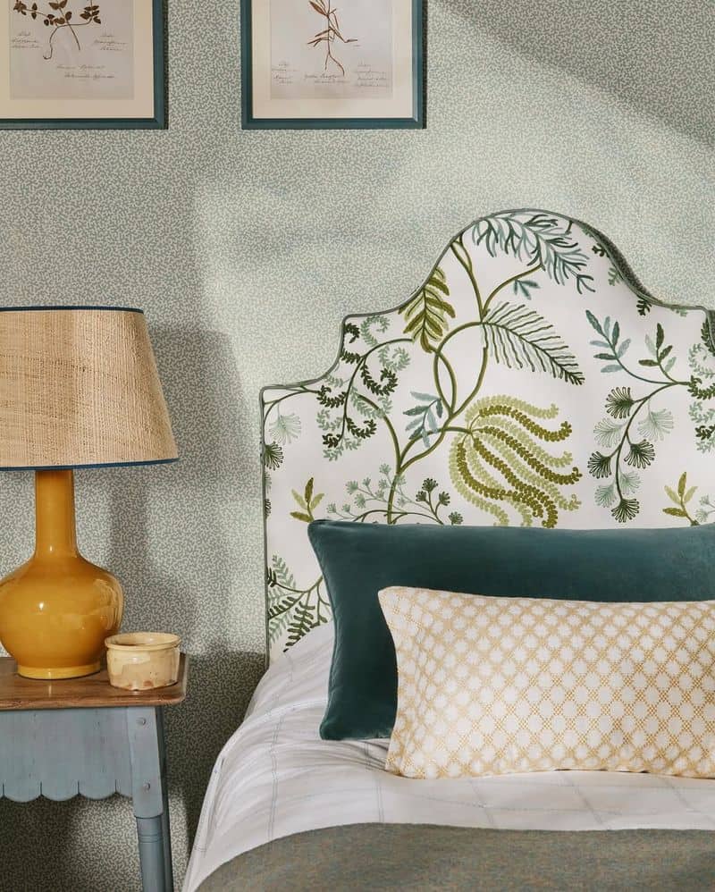 Embroidered Headboard