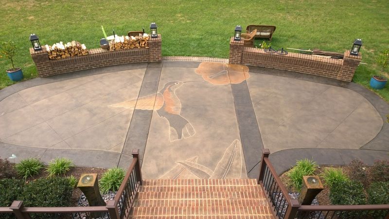 Stained Concrete Design