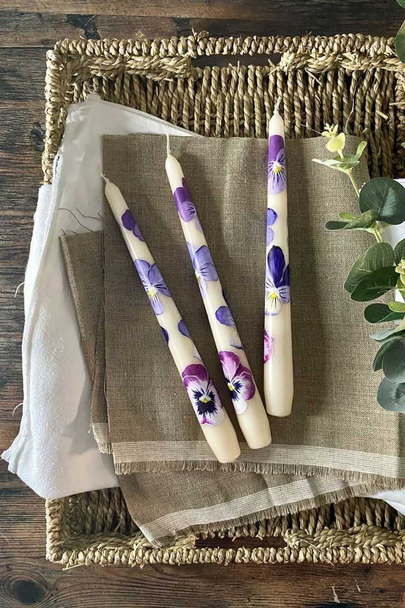 Floral Candles
