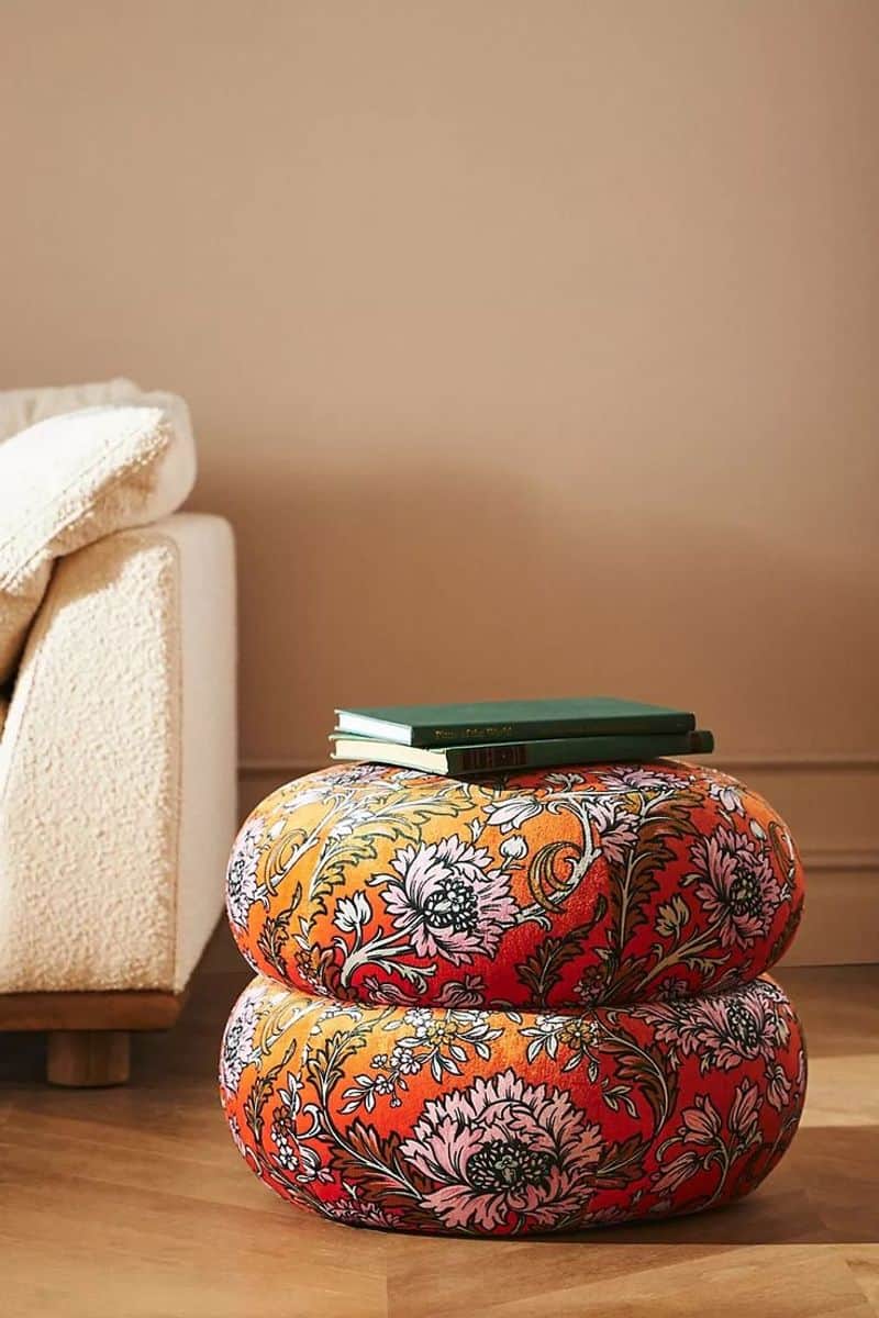 Floral Ottoman
