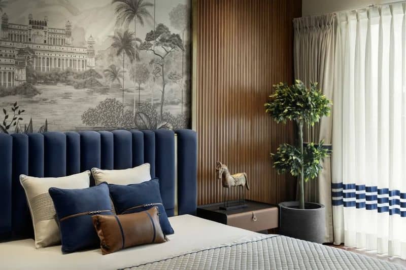 Fluted Bed Frame