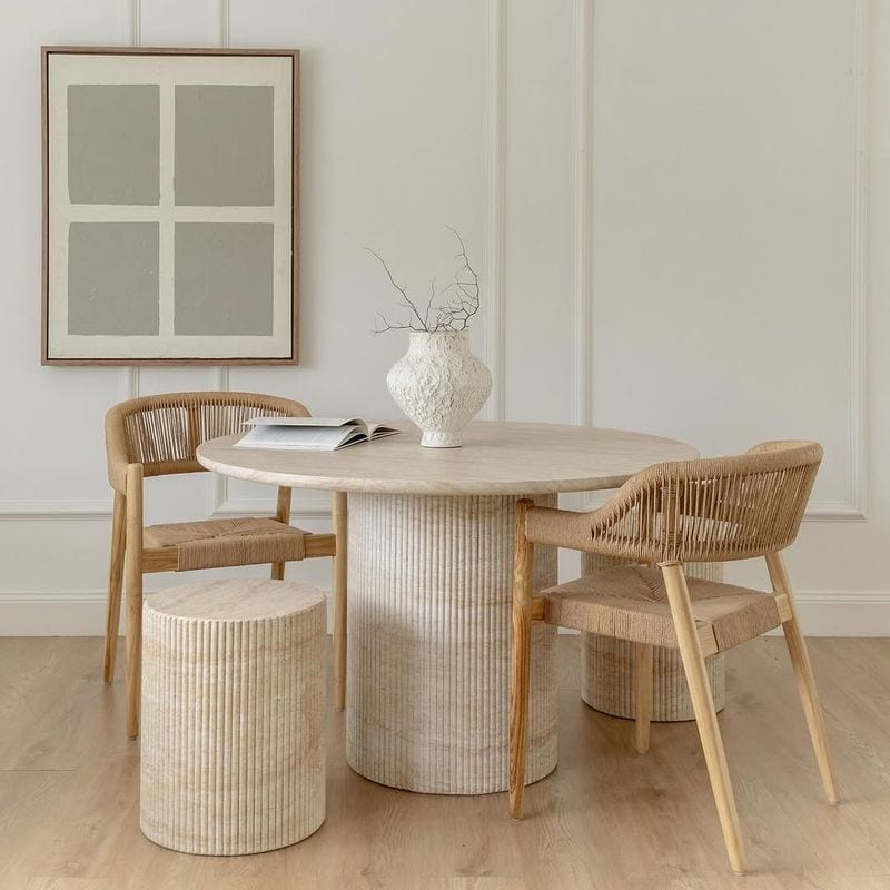 Fluted Dining Table