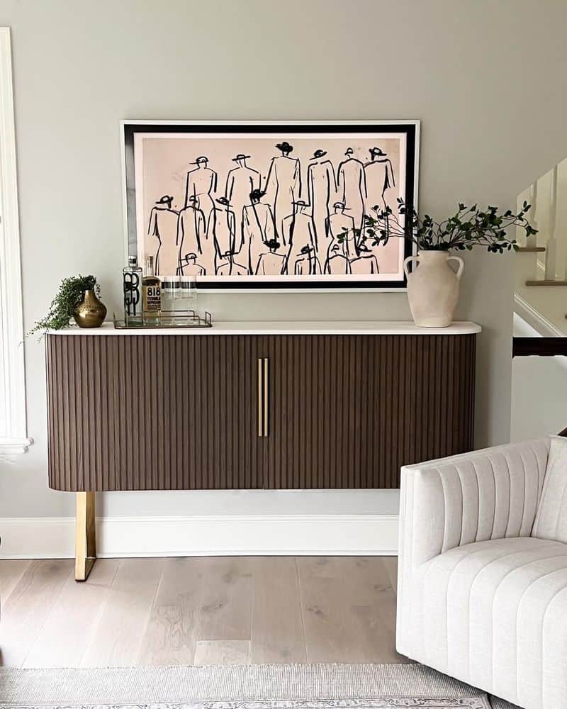 Fluted Sideboard