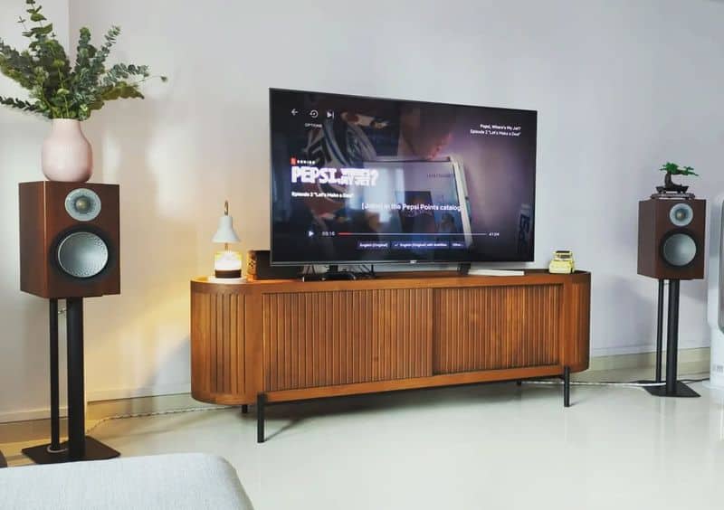 Fluted TV Stand