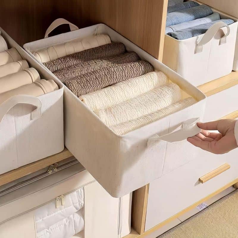 Foldable Clothes Organizer Set with Handles
