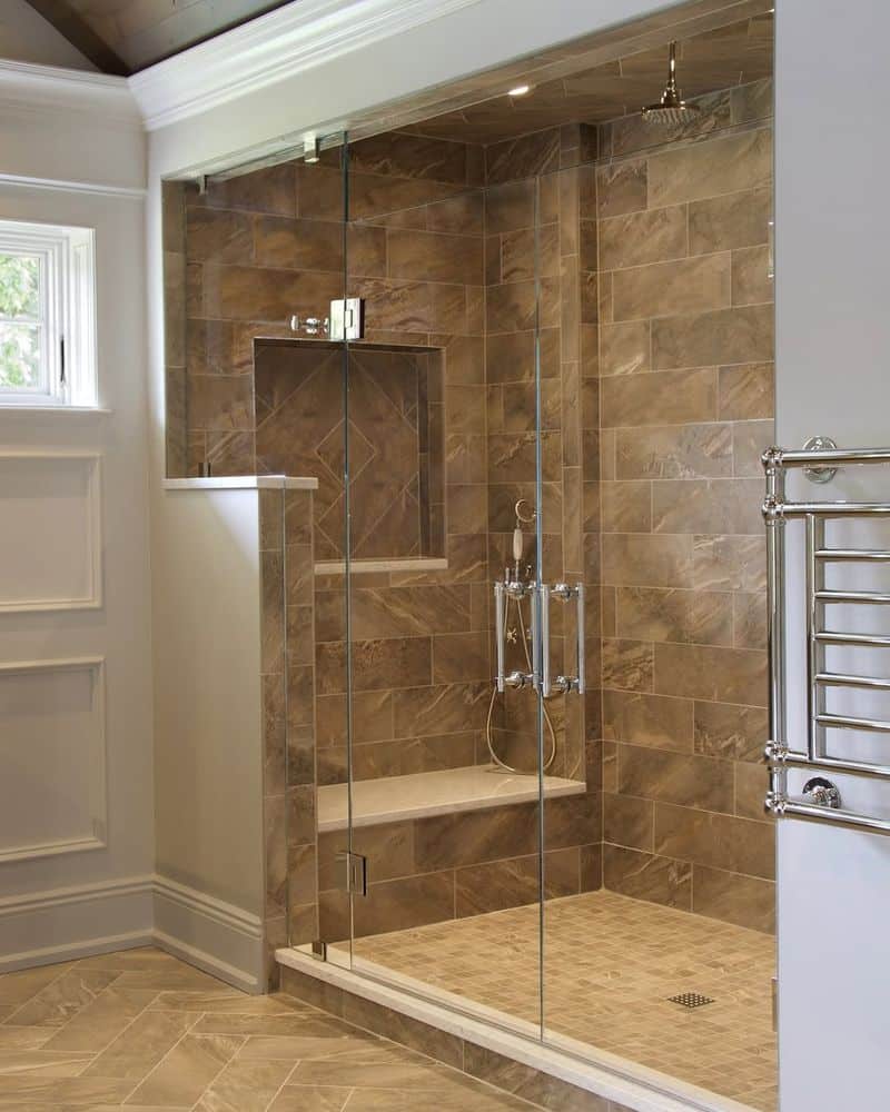 Frameless Glass Shower Enclosure