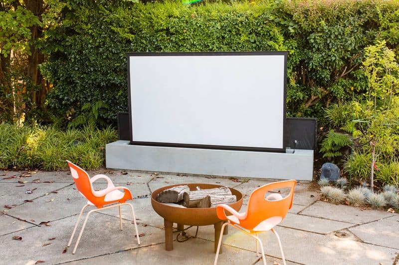Backyard Movie Screen