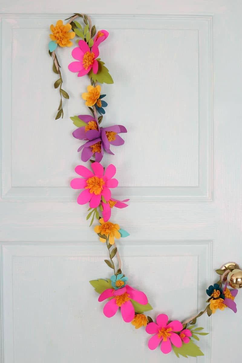 Origami Flower Garland