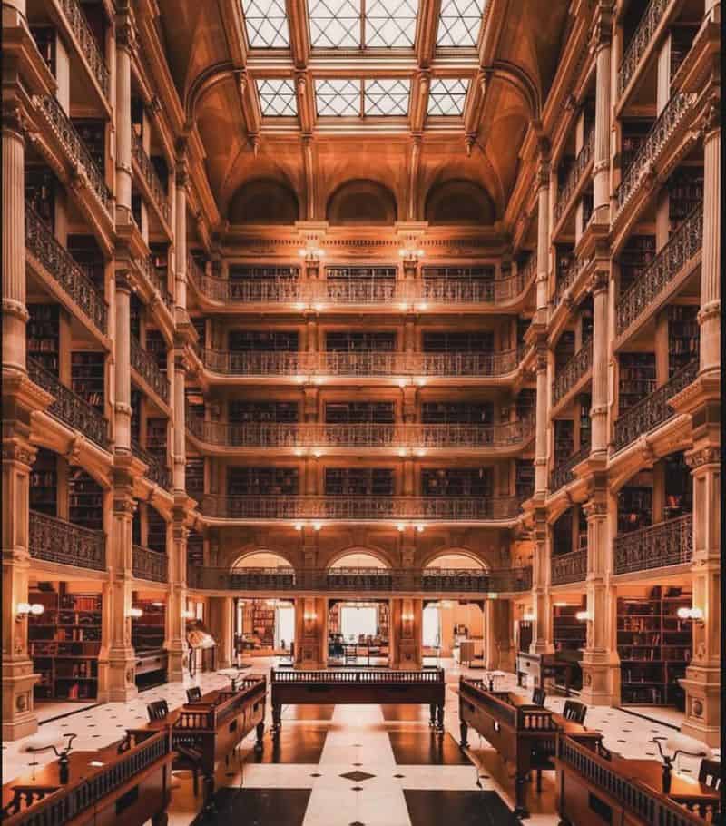 George Peabody Library, Baltimore, Maryland