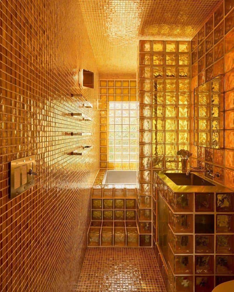 Glass Block Showers