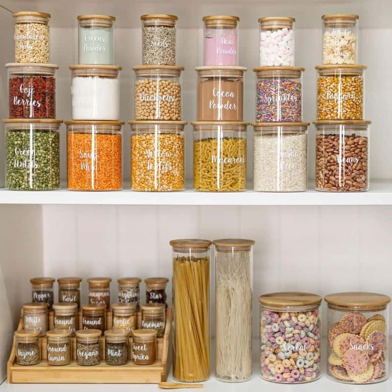 Glass Pantry Jars