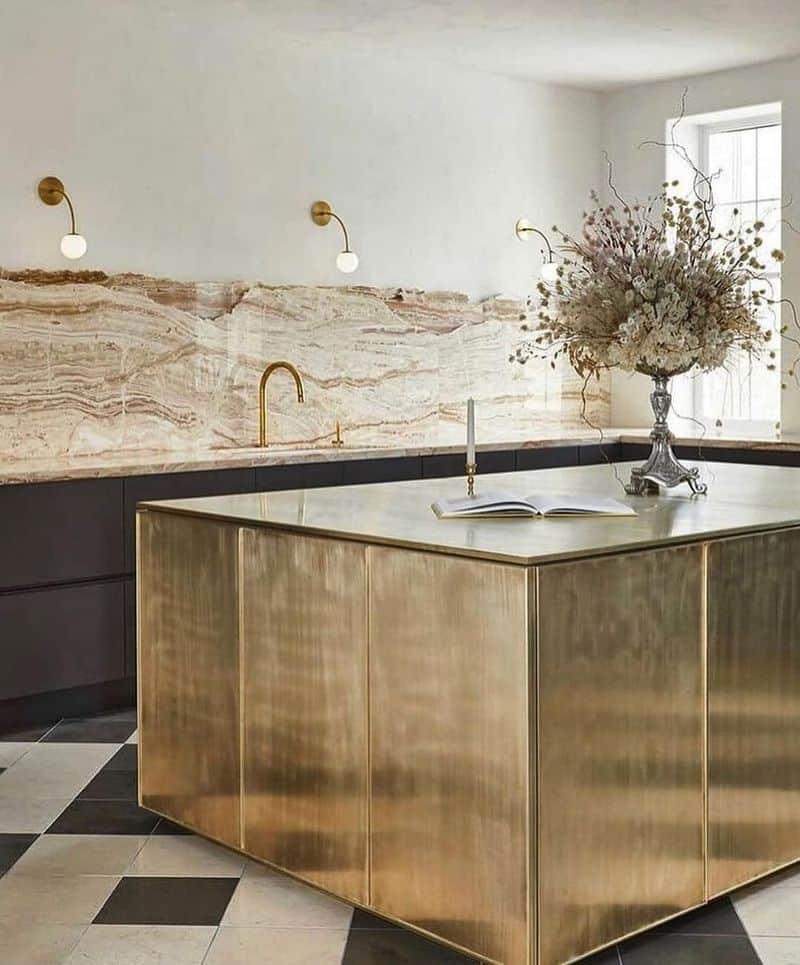 Ceramic and Brass Artistry