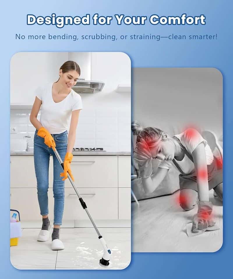 Guteran Electric Spin Scrubber