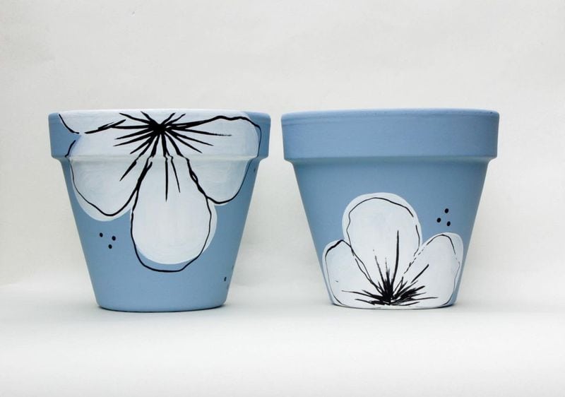 Hand-Painted Planters