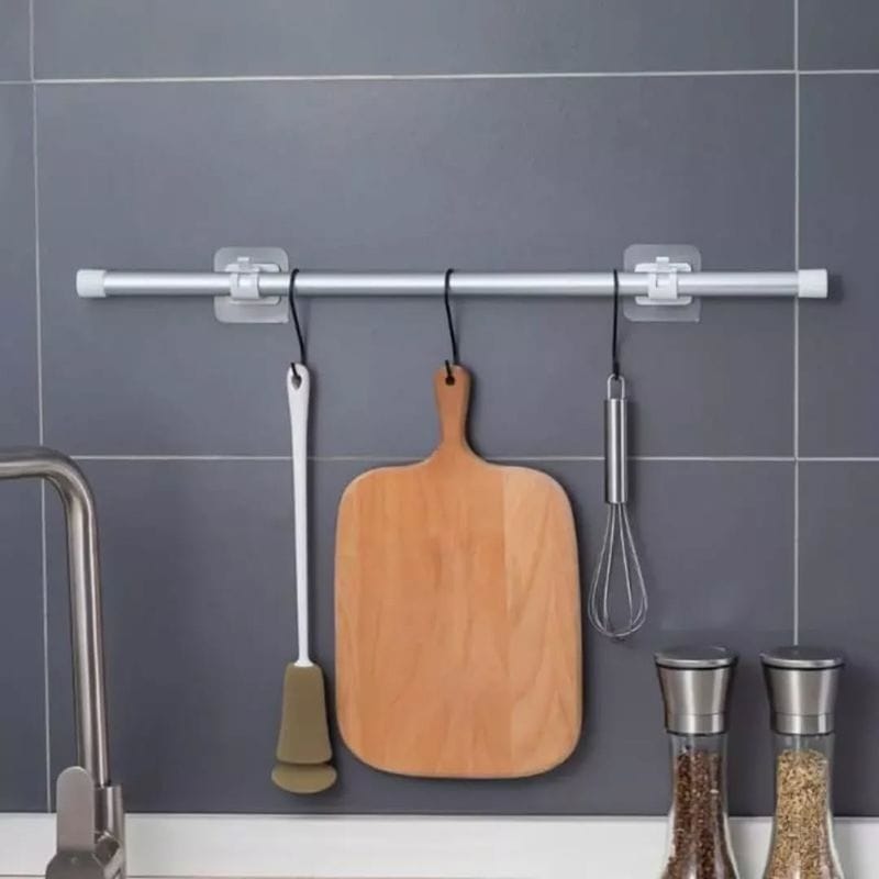 Hang Items Using Rods and Hooks