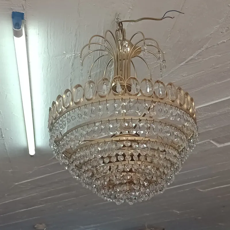 Heavy, Ornate Chandeliers