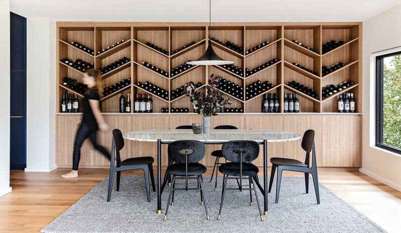 Dining Room Wine Display