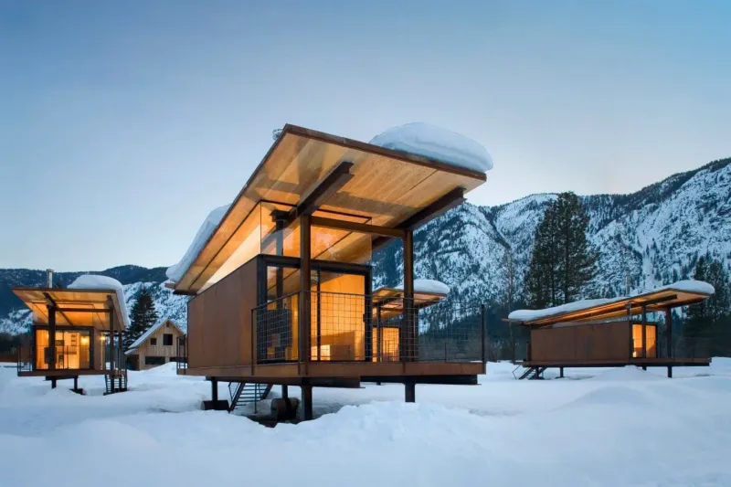 Rolling Huts by Olson Kundig