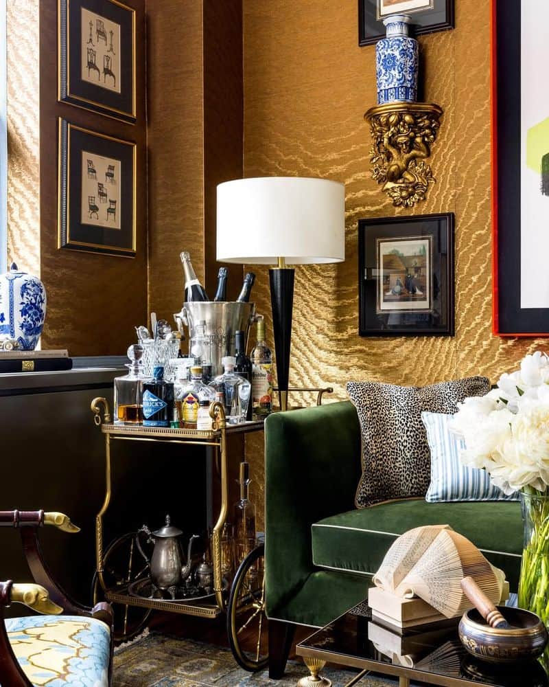 Incorporate Metallic Accents