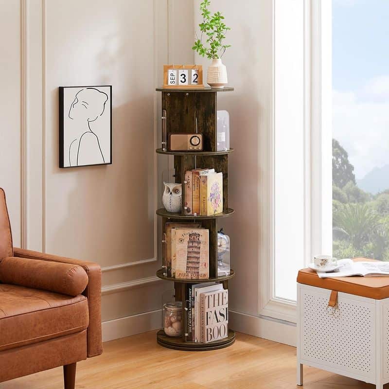 Rotating Bookshelf
