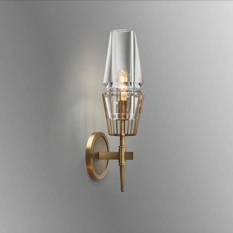 Art Deco Crystal Sconce