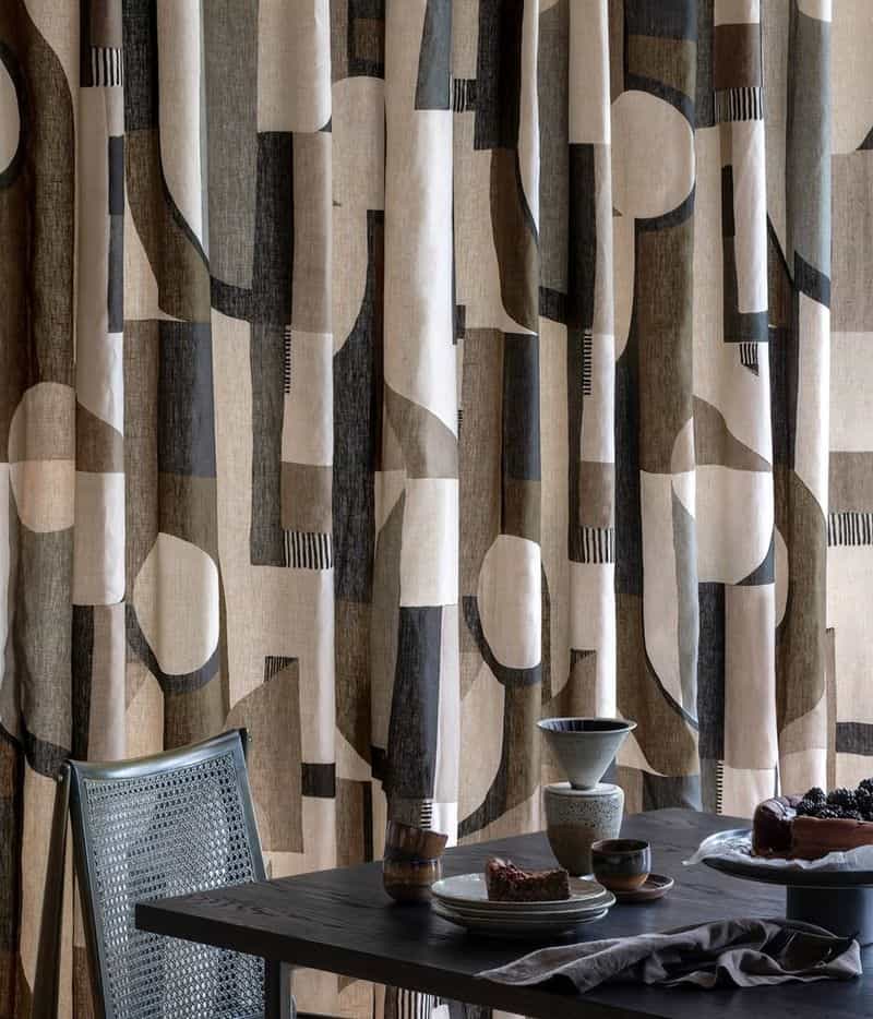 Install Bold-Patterned Curtains