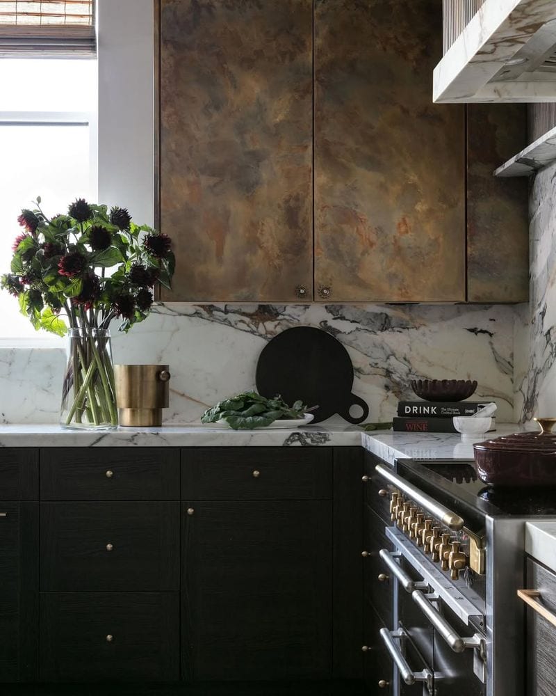 Install Metallic Cabinetry