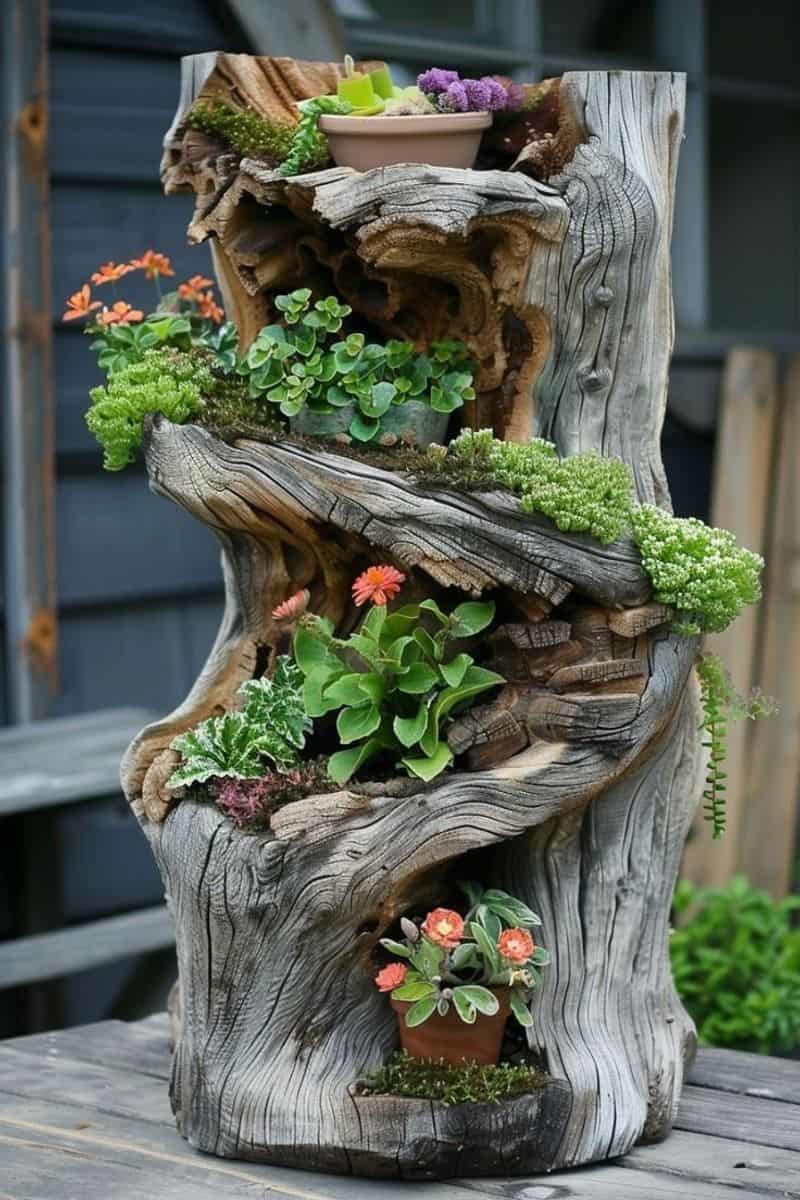Install Vertical Planters