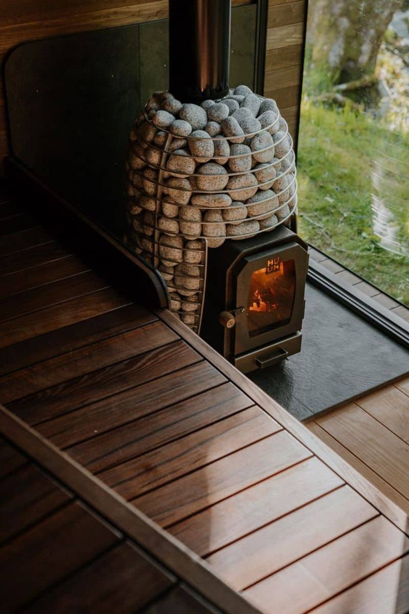 Installing the Sauna Stove