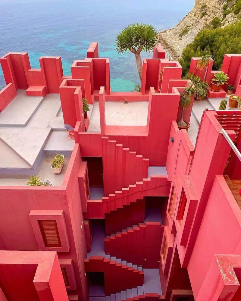 La Muralla Roja, Calpe, Spain