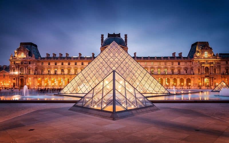 The Louvre Pyramid, Paris