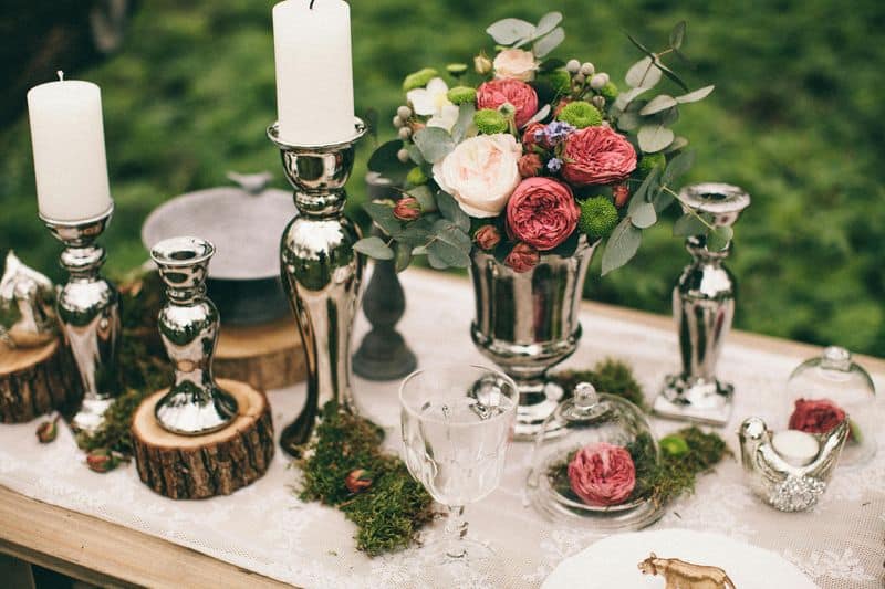 Silver Candle Holders