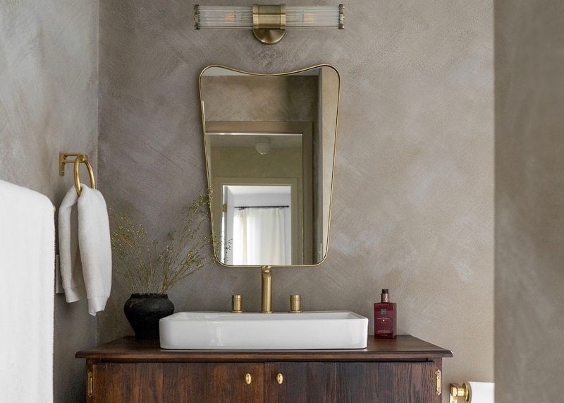 Limewashed Bathroom Walls