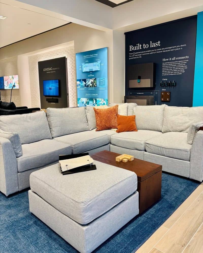 Lovesac Sactional with StealthTech