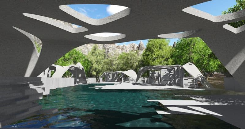 Luxury Pool House, New York, USA