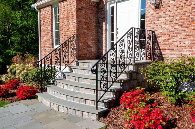 Intricate Ironwork Railings