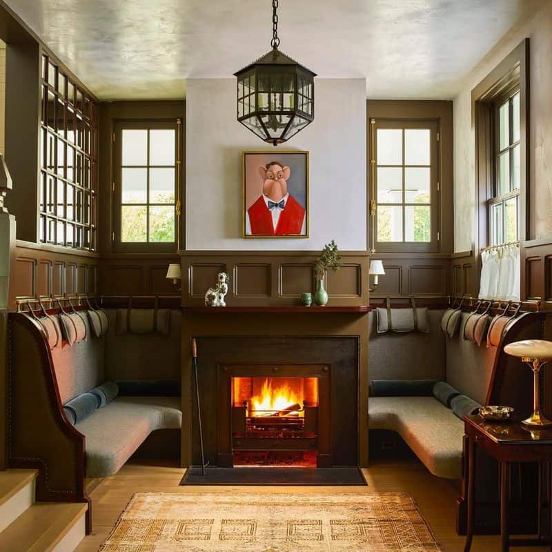 Mid-Century Modern Inglenook