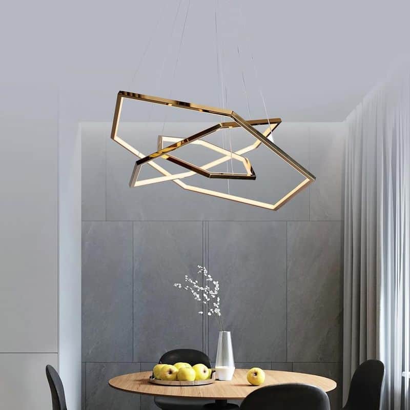 Modern Geometric Chandelier