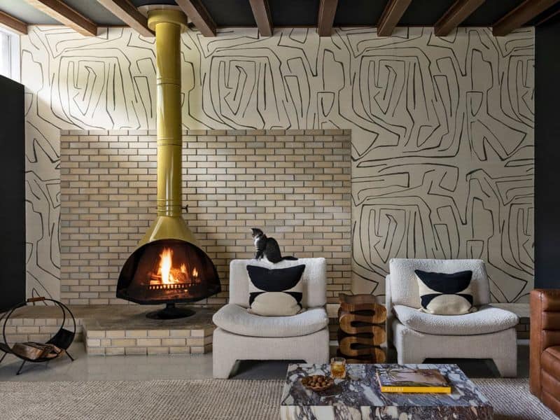 Modern Minimalist Inglenook