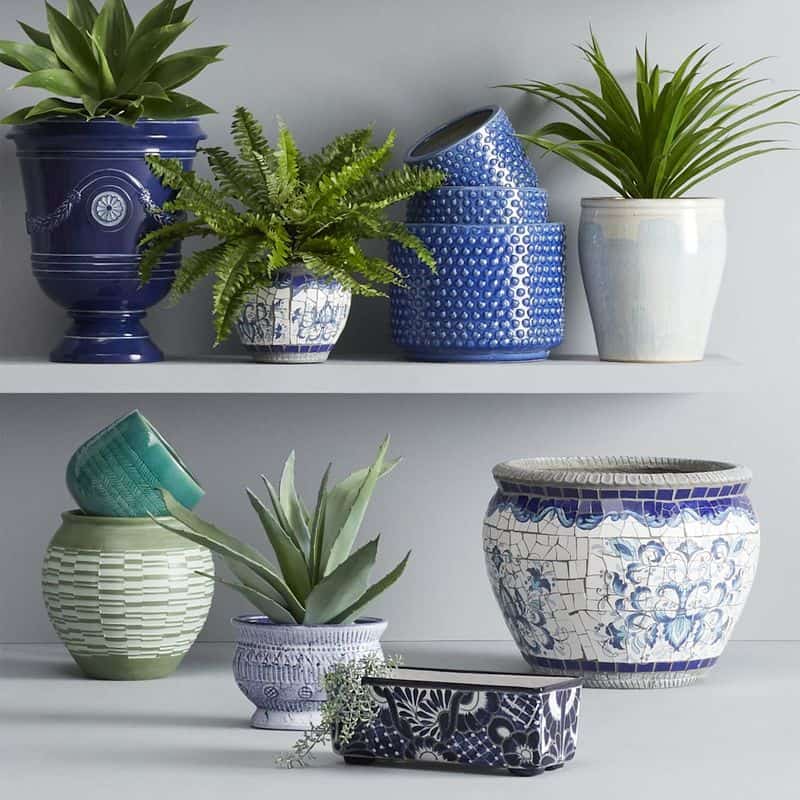 Mosaic Tile Planters