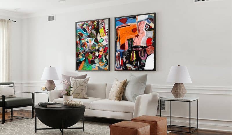 Myth 3: Artwork Should Only Be Hung at Eye Level