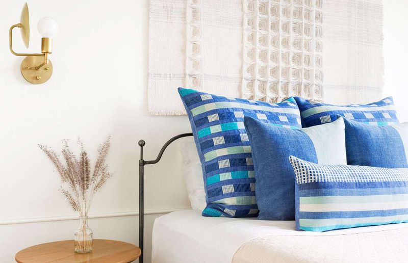 Azure Throw Pillows