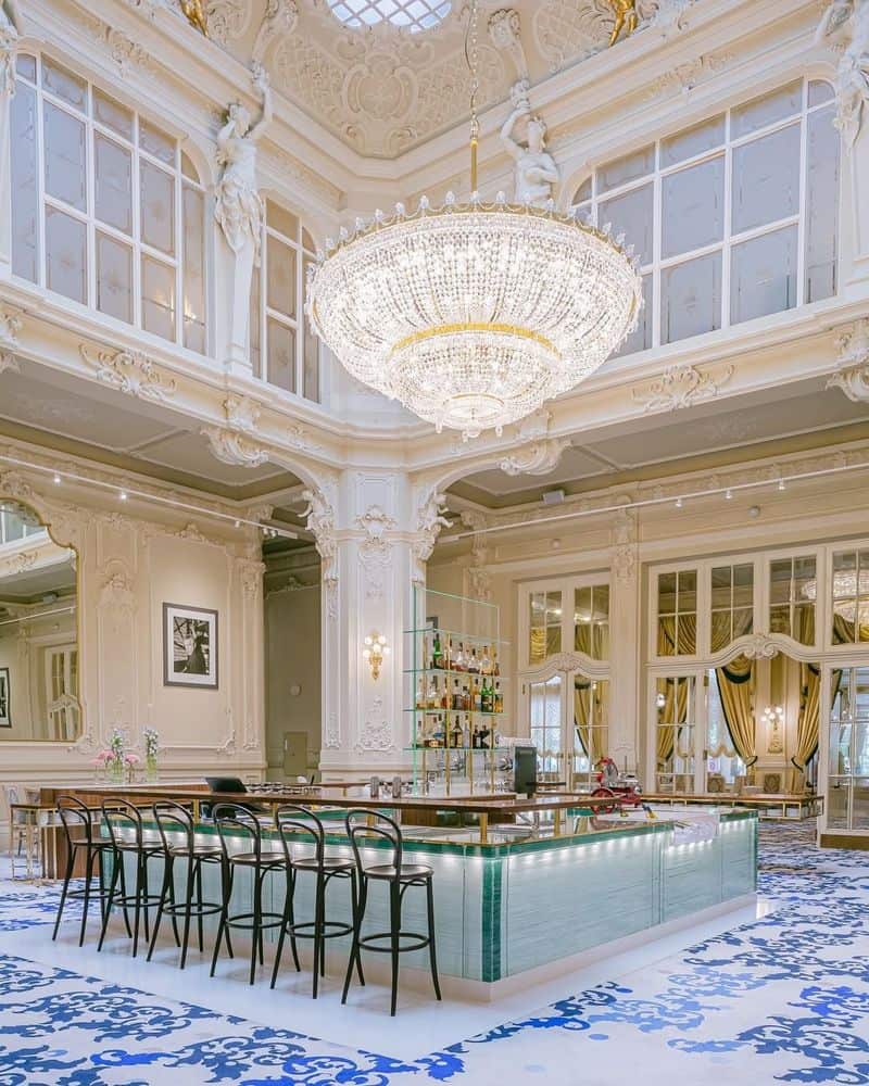 Neo-Baroque Crystal Chandelier