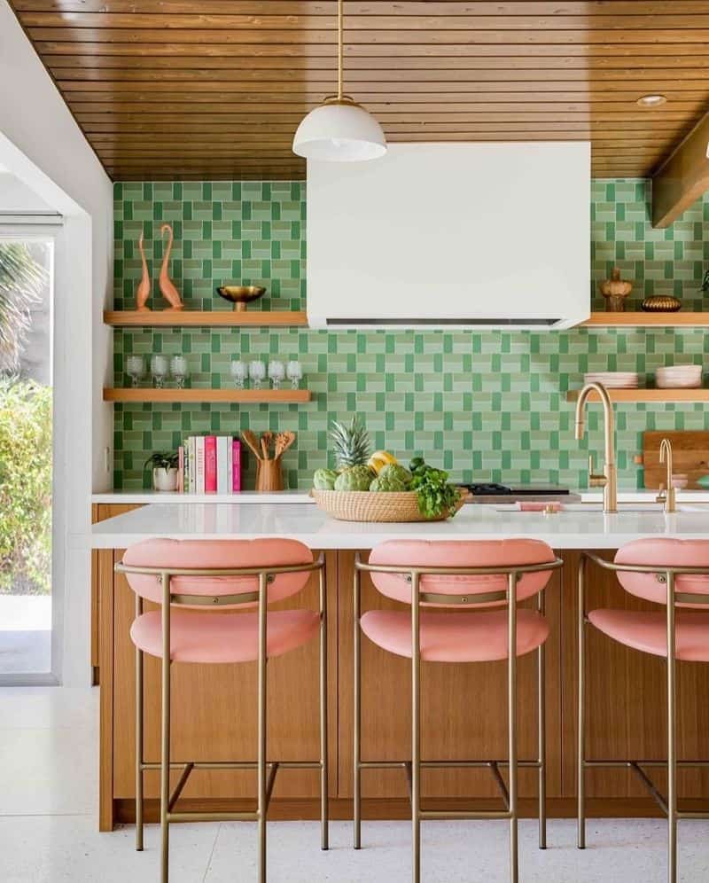Neon Pink and Lime Green